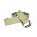 Wide Double Hoop Canvas Web Belt 1.75" x 45.5"